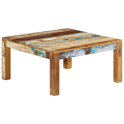 Coffee Table 80x80x40 cm Solid Wood Reclaimed