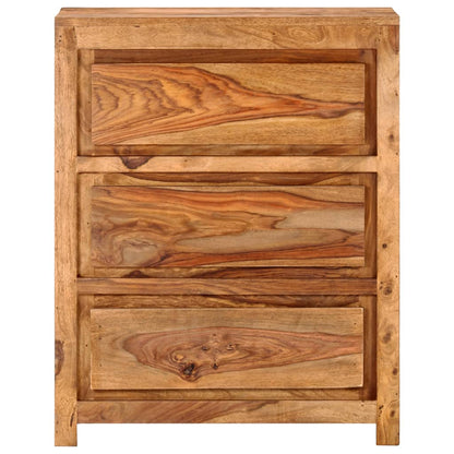 Drawer Cabinet 60x33x75 cm Solid Wood Acacia