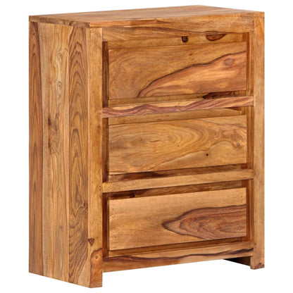 Drawer Cabinet 60x33x75 cm Solid Wood Acacia