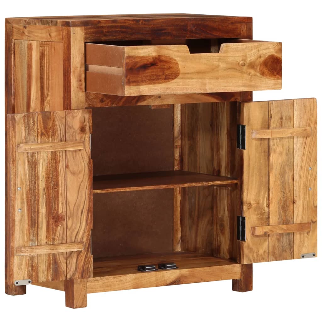 Sideboard 58.5x35x75.5 cm Solid Wood Acacia