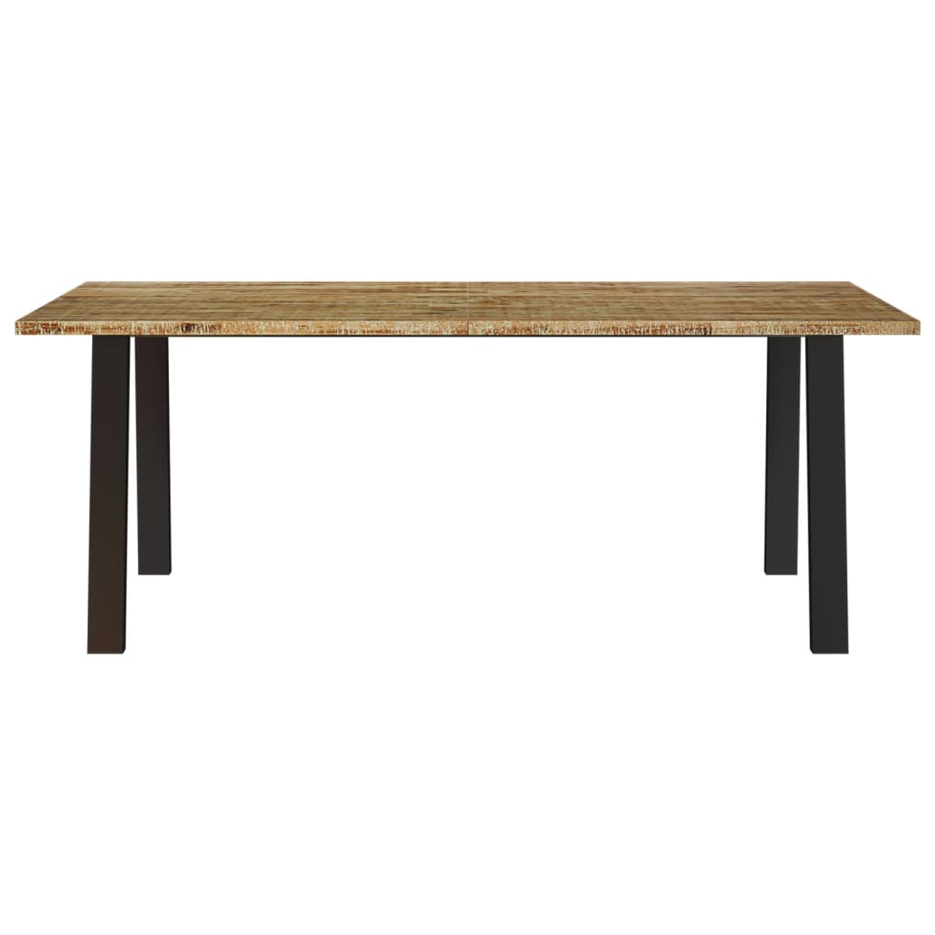 Dining Table 200x90x75 cm Solid Wood Acacia