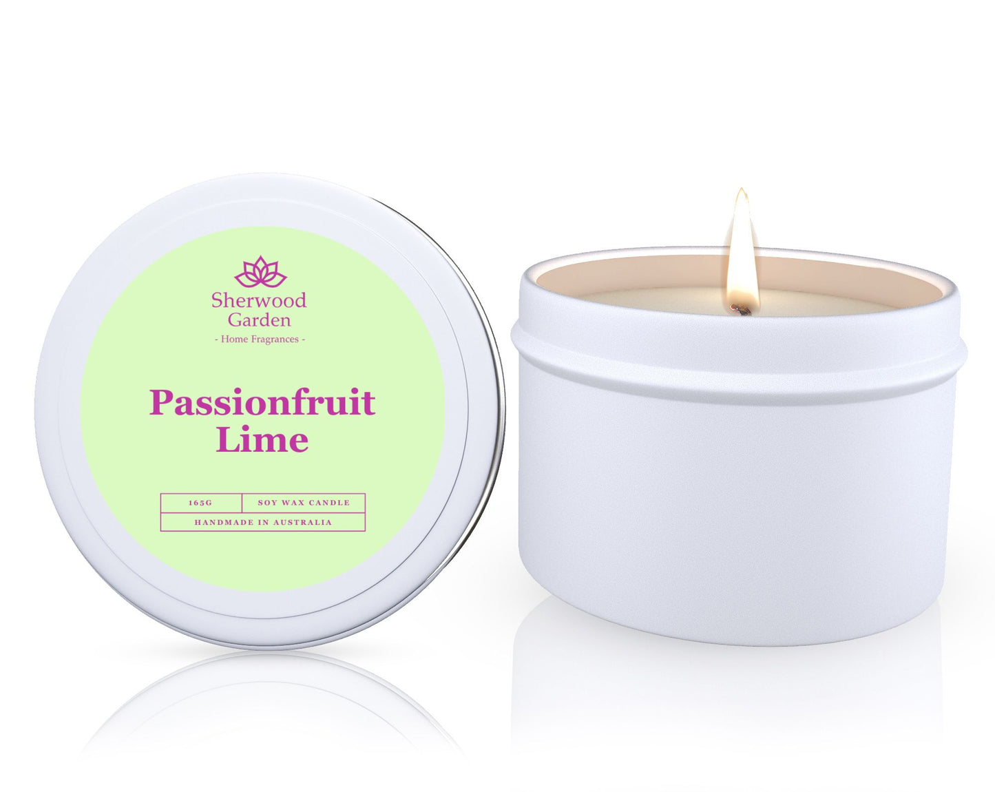 Passionfruit Lime Soy Candle Tin 165g