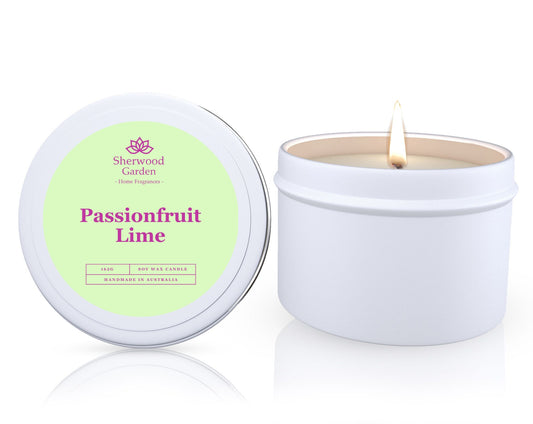 Passionfruit Lime Soy Candle Tin 165g