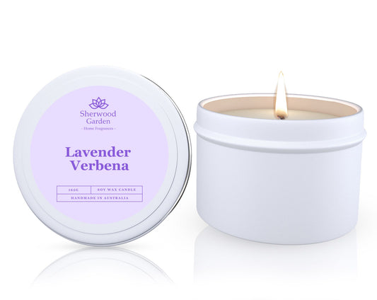 Lavender Verbena Soy Candle Tin 165g