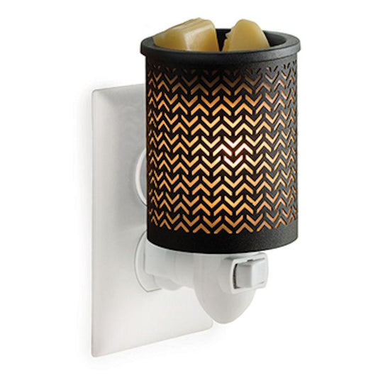 Chevron Metal Pluggable Fragrance Warmer