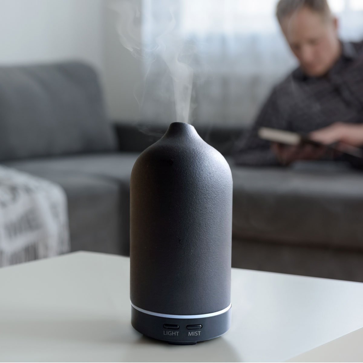 Black Stone Ultrasonic Oil Diffuser