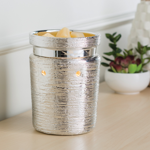 Brushed Chrome Electric Fragrance Warmer