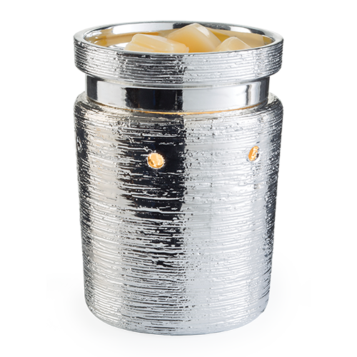 Brushed Chrome Electric Fragrance Warmer