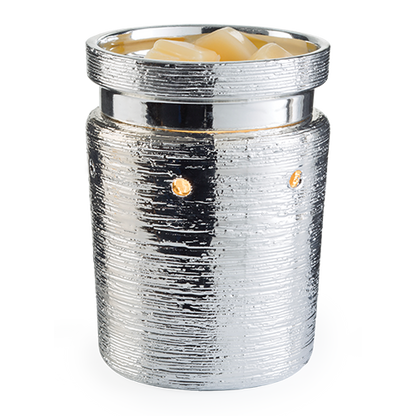 Brushed Chrome Electric Fragrance Warmer