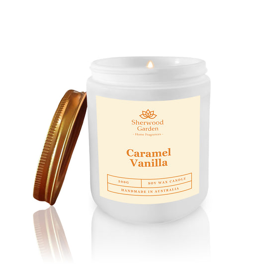 Caramel Vanilla Soy Candle 200g