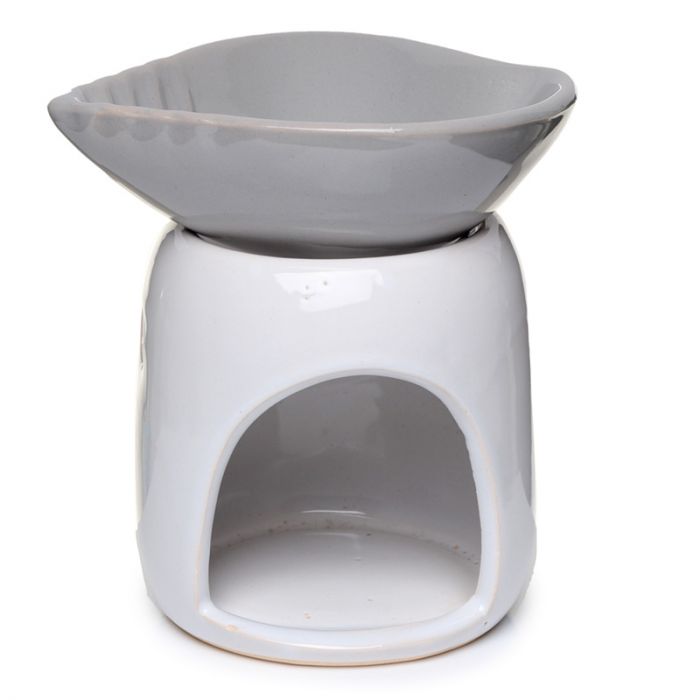 Ceramic Tealight Oil Burner - Shell Dish – Sherwood Garden Home Fragrances