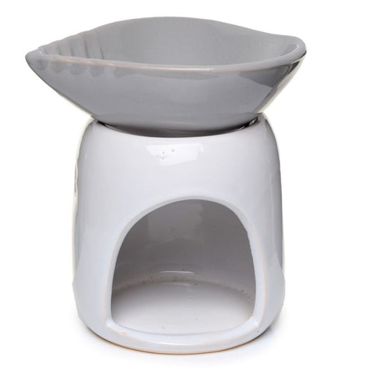 Ceramic Tealight Oil Burner - Shell Dish