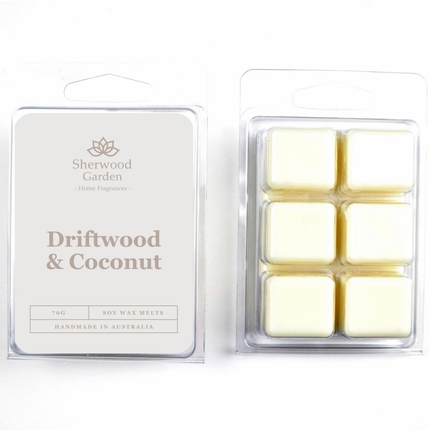 Driftwood & Coconut Soy Wax Melts 70g