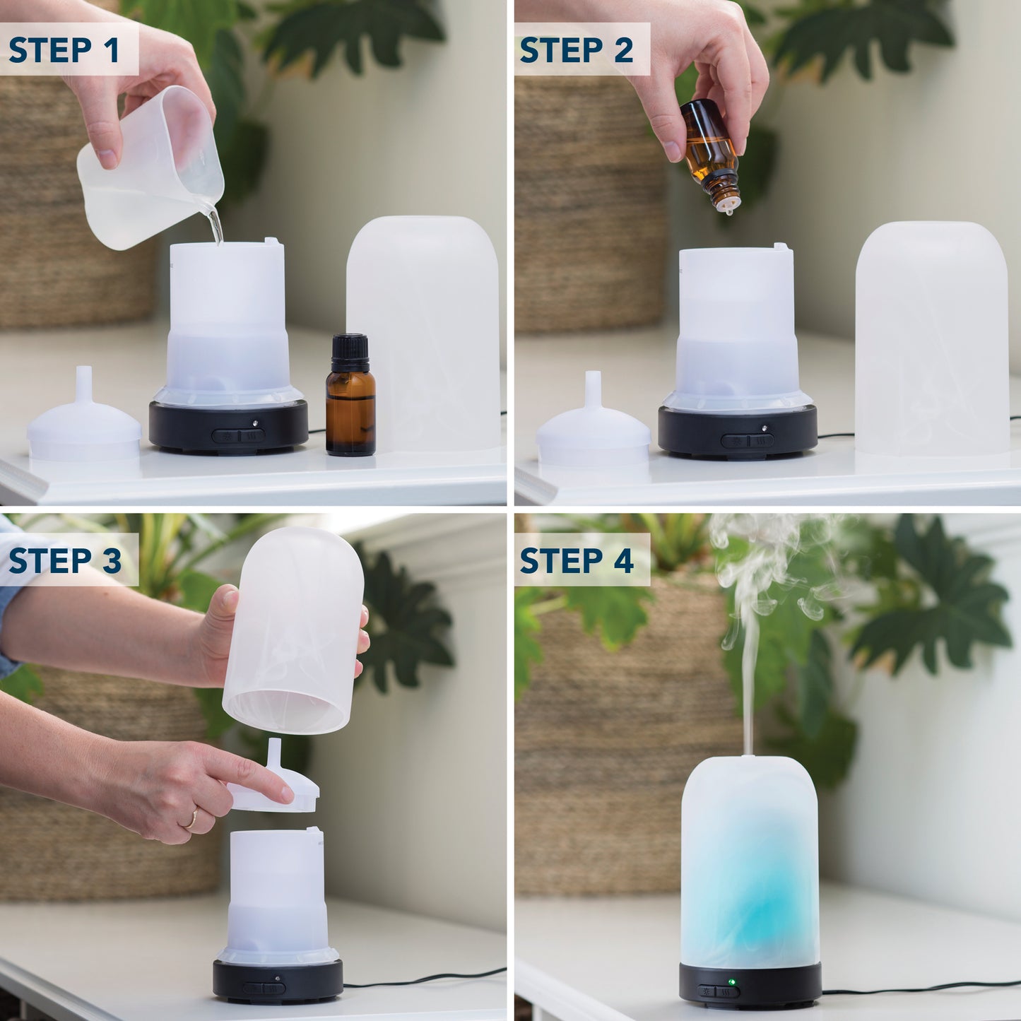 Frosted Glass Essential Oil Diffuser