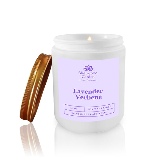 Lavender Verbena Soy Candle 200g