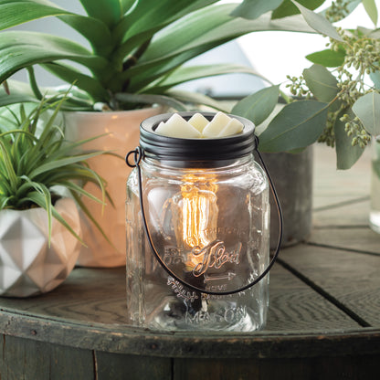 Mason Jar Vintage Bulb Electric Fragrance Warmer