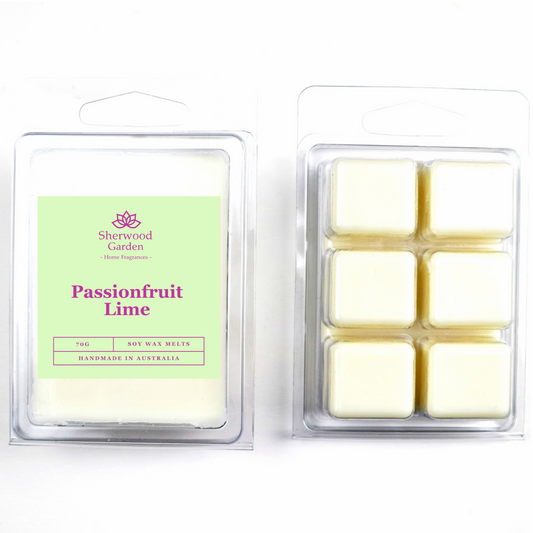 Passionfruit Lime Soy Wax Melts 70g