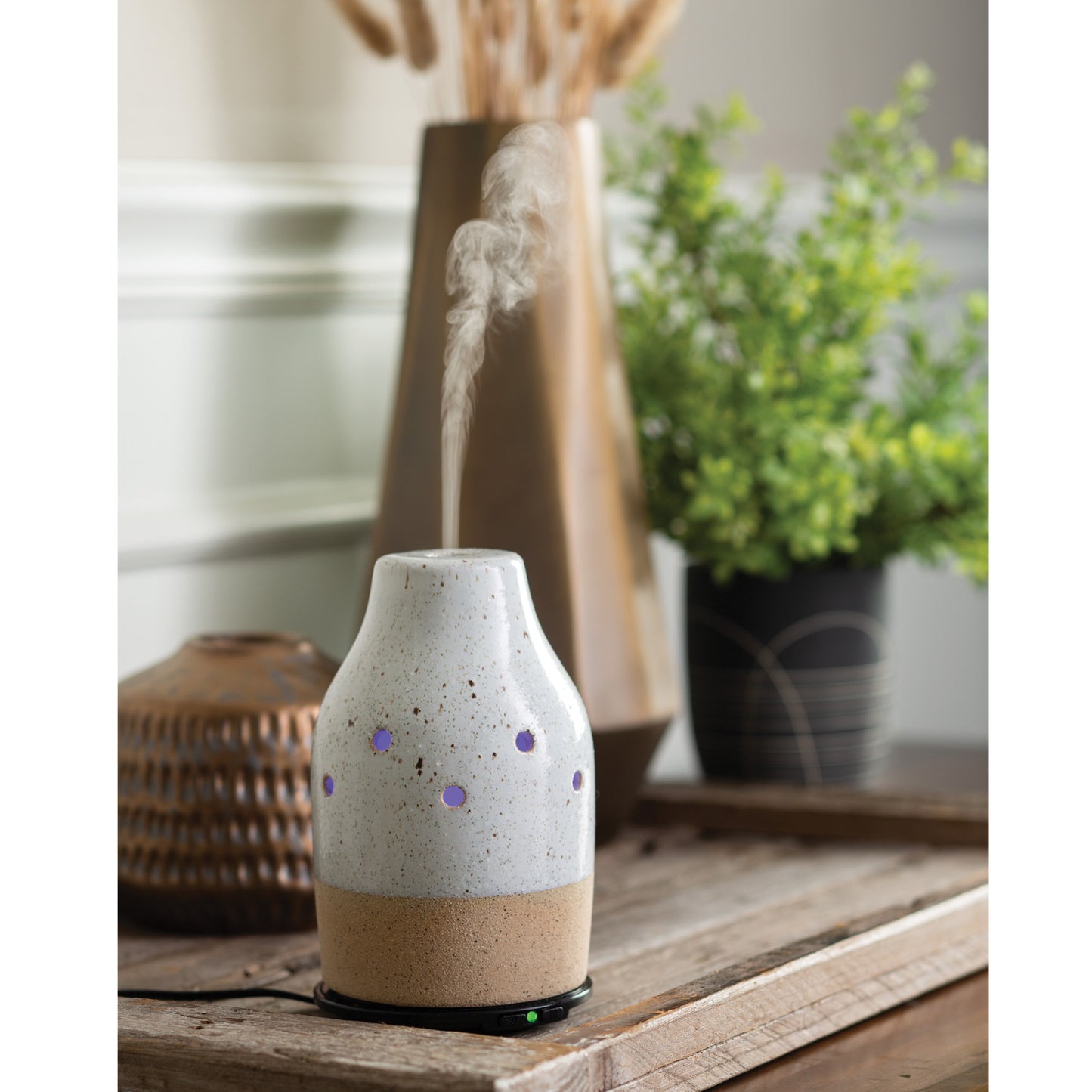 Rustic White Essential Oil Diffuser