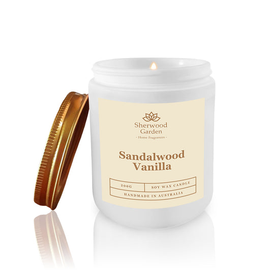 Sandalwood Vanilla Soy Candle 200g