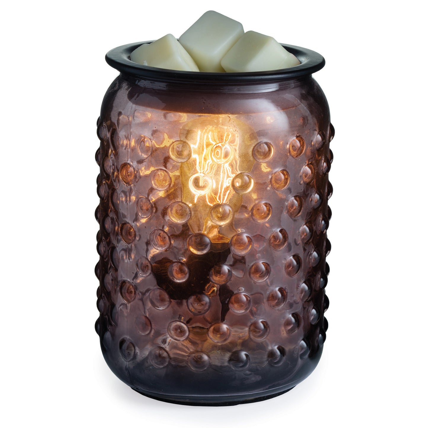 Smokey Hobnail Glass Electric Fragrance Warmer