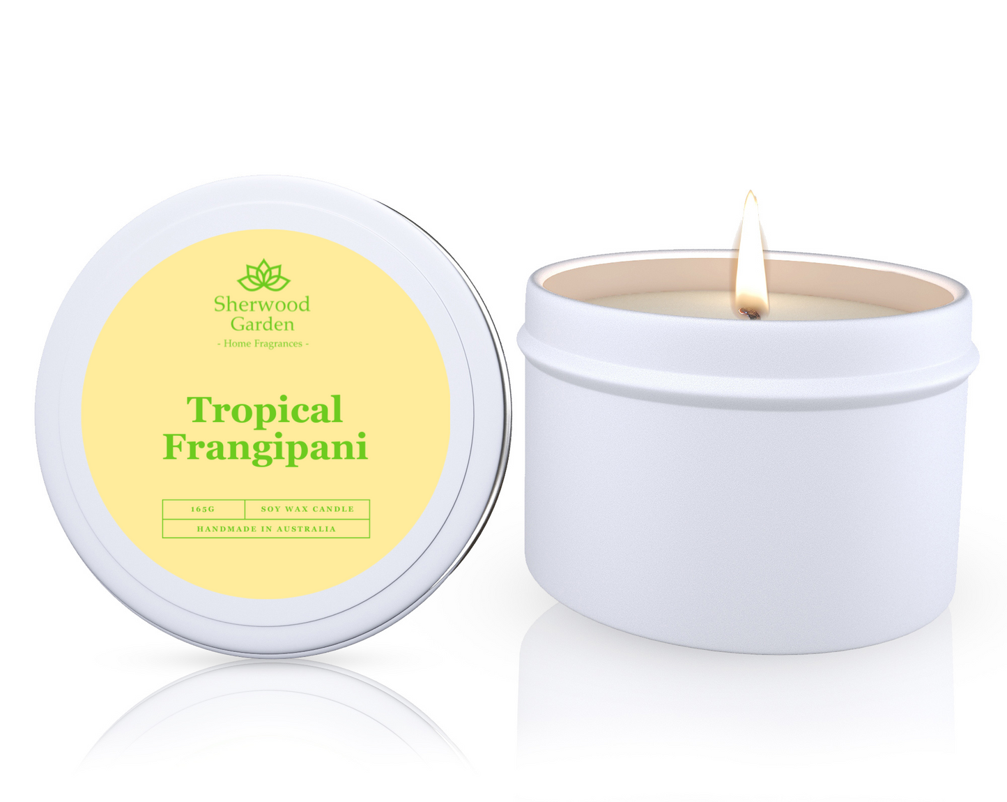 Tropical Frangipani Soy Candle Tin 165g