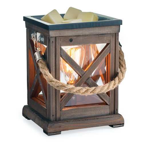 Walnut & Rope Vintage Bulb Electric Fragrance Warmer