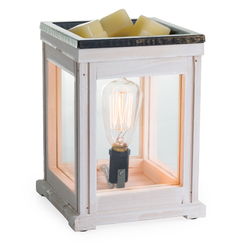 Weathered Wood Vintage Bulb Electric Fragrance Warmer