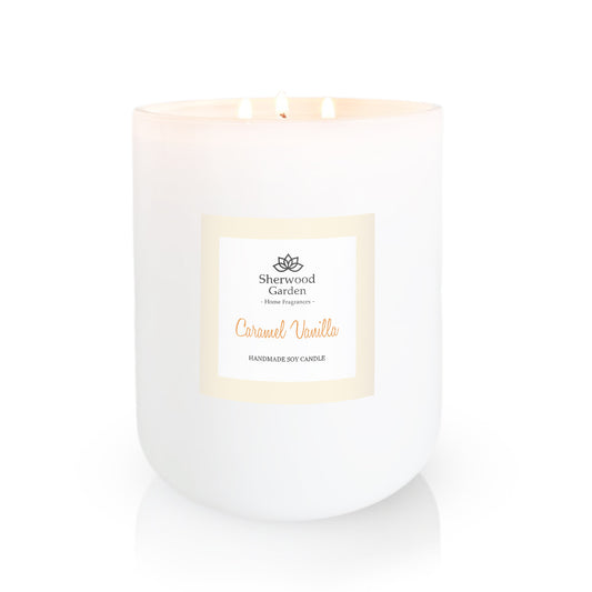 Caramel Vanilla Soy Candle 900g