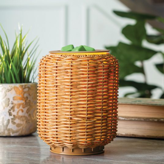 Wicker Lantern Electric Fragrance Warmer